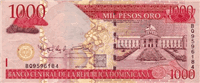 1000 Dominican pesos (передняя сторона)