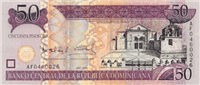 50 Dominican pesos (передняя сторона)