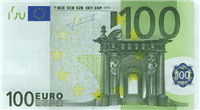 100 Euros (передняя сторона)
