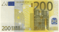 200 Euros (передняя сторона)