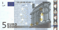 5 Euros (передняя сторона)