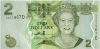 2 Fijian dollars (передняя сторона)
