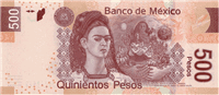 500 Mexican peso (обратная сторона)