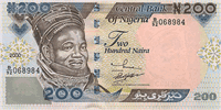 200 Nigerian naira (передняя сторона)