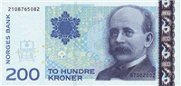 200 Norwegian kroner (передняя сторона)