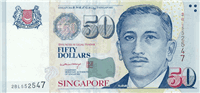 50 Singapore dollar (передняя сторона)