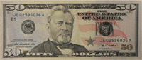 50 United States dollars (передняя сторона)