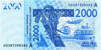 2000 West African CFA francs (передняя сторона)