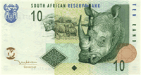 10 South African rand (передняя сторона)
