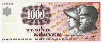 1000 Danish kroner (передняя сторона)