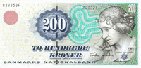 200 Danish kroner (передняя сторона)