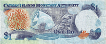 1 Cayman Islands dollar (обратная сторона)