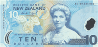 10 New Zealand dollar (передняя сторона)