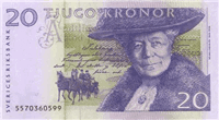 20 Swedish kronor (передняя сторона)