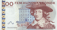 500 Swedish kronor (передняя сторона)