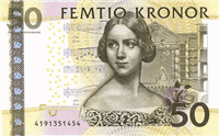 50 Swedish kronor (передняя сторона)