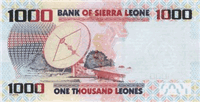 1000 Sierra Leonean leones (обратная сторона)