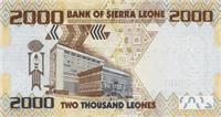 2000 Sierra Leonean leones (обратная сторона)