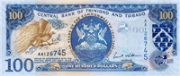 100 Trinidad and Tobago dollar (передняя сторона)