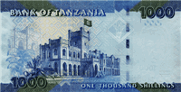 1000 Tanzanian Shillings (обратная сторона)