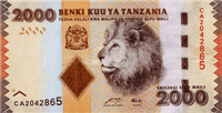 2000 Tanzanian Shillings (передняя сторона)